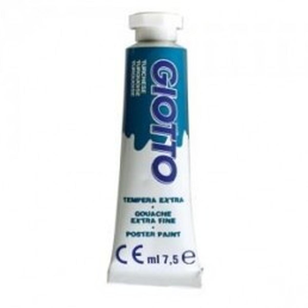 Tempera tubetto 7,5ml cf.10 pz.turchese