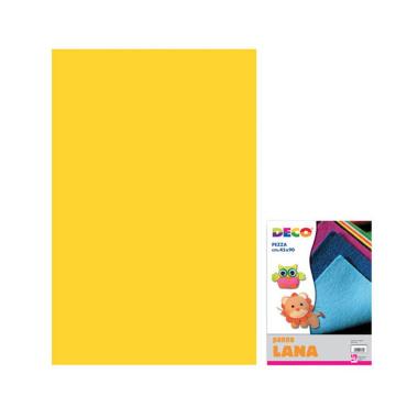 Panno lana 45x90 giallo
