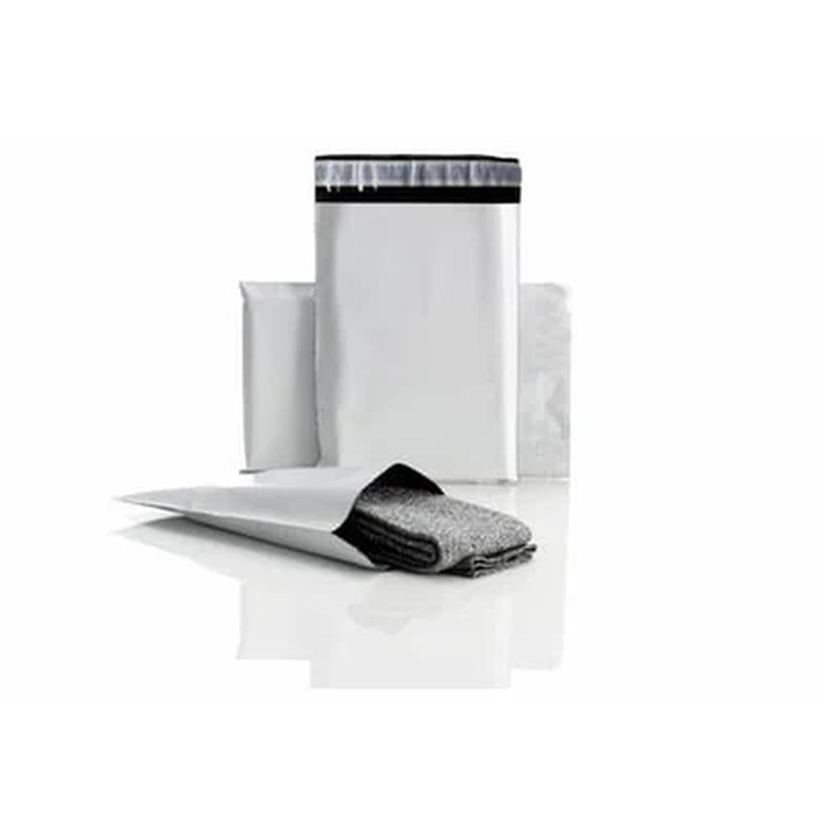 Sacchetti  polipack bianco/nero c/strip 240x325 pz100