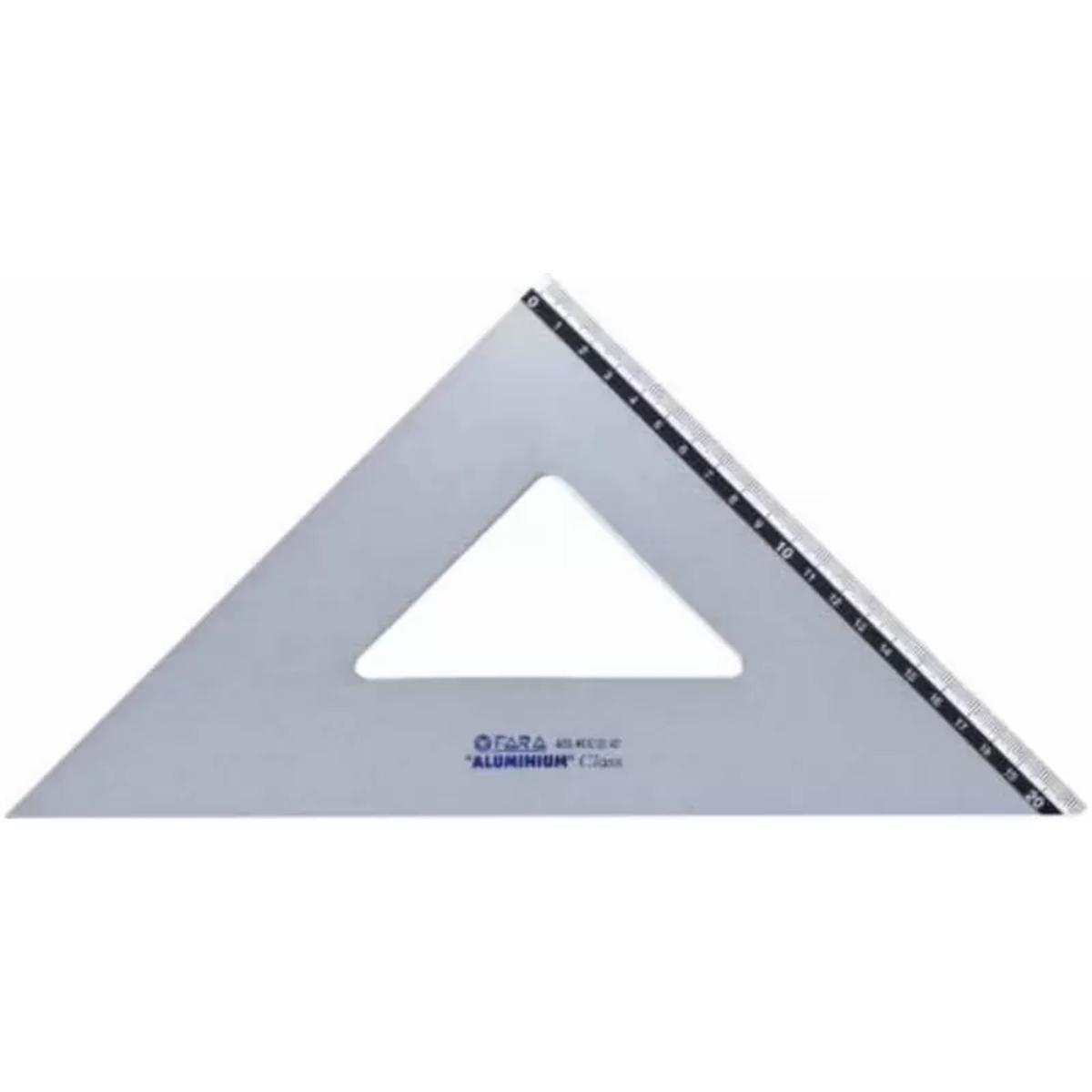 Squadra alluminio cm37 45°