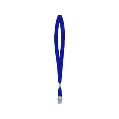 Cordoncino blu con gancio in metallo pz100