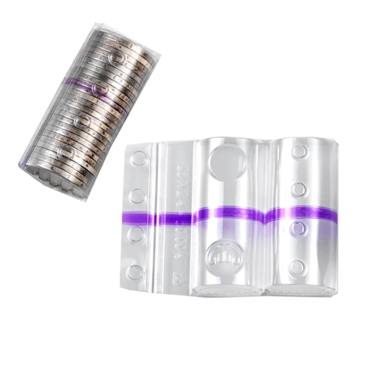 Blister per monete 2 euro trasp.100pz