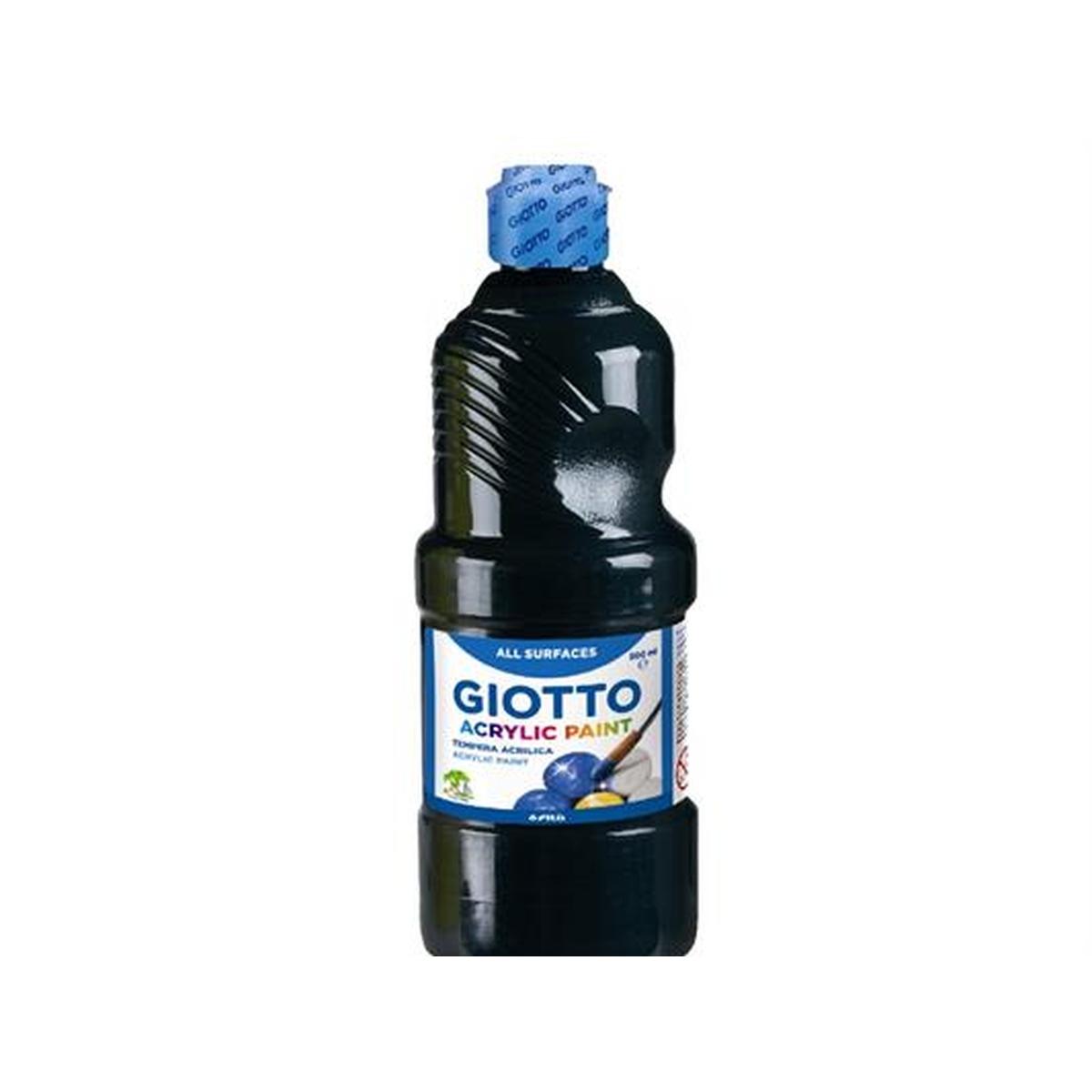 Tempera acrilica ml.500 nero