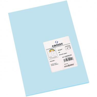 Fogli vivaldi a4 185 gr 50fg  blu cielo