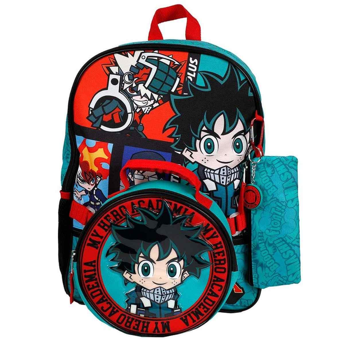 Kit zainetto scuola coordinato 5pz heroes
