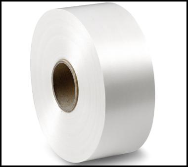 Nastro liscio mm50x100m bianco