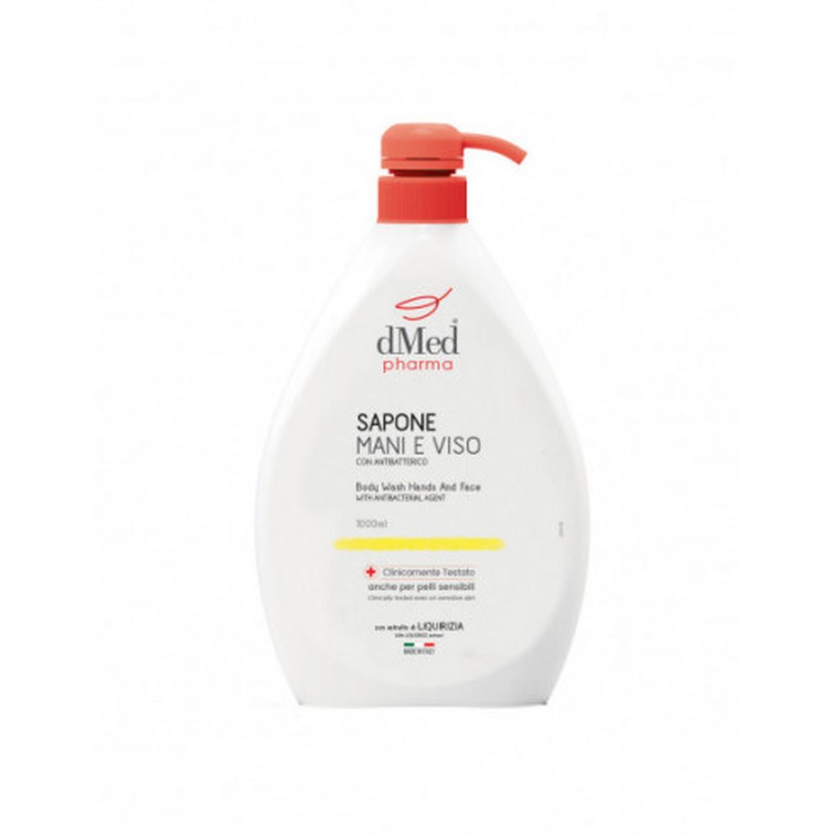 Dmed sapone mani viso c/antibatterico 1lt