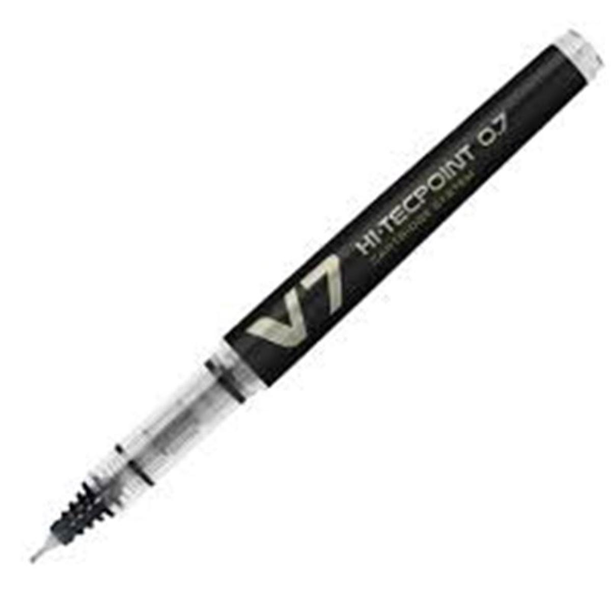 Penne hi-tecpoint v7-grip cf.12 pz.nero
