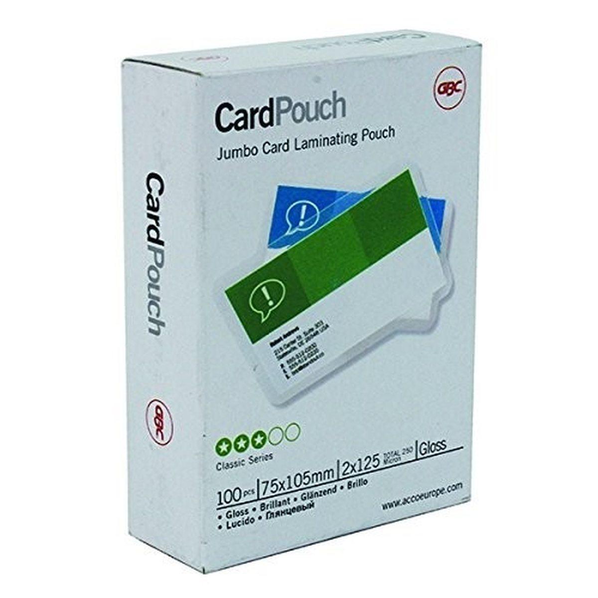 POUCHES JUMBO 75x105 125MY 100PZ.