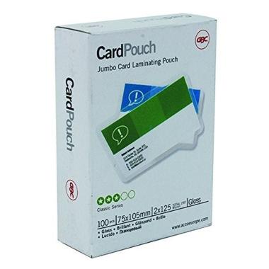 POUCHES JUMBO 75x105 125MY 100PZ.