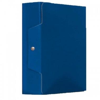 Cartella portaprogetto c/bottone d.4 25x35 blu