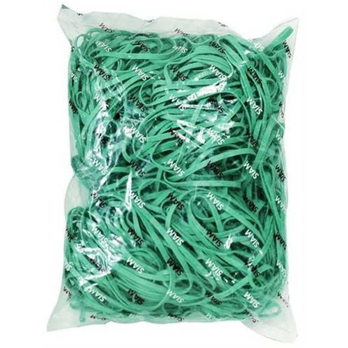 Elastici in gomma a fettuccia verde d.150 kg1