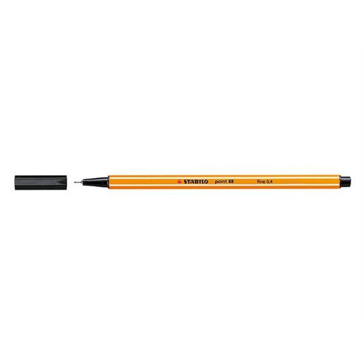 Marker point 88 nero pz.10