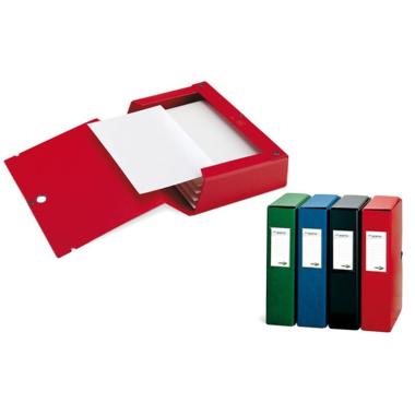 Scatola archivio scatto d.40 25x35 rosso