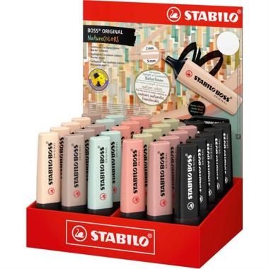 Stabilo boss nature colors display 30pz
