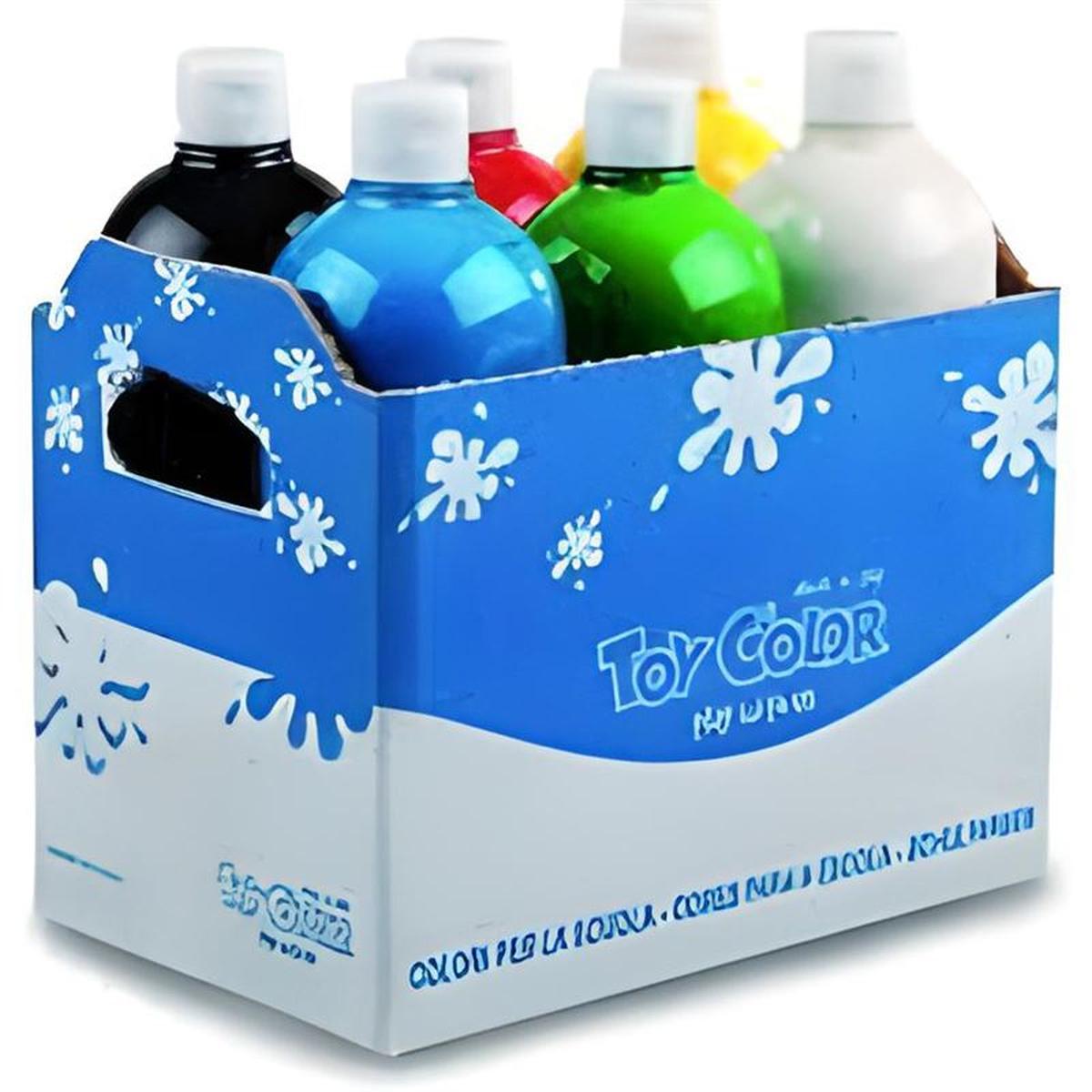 Tempera  acrilico 250ml giallo bianco