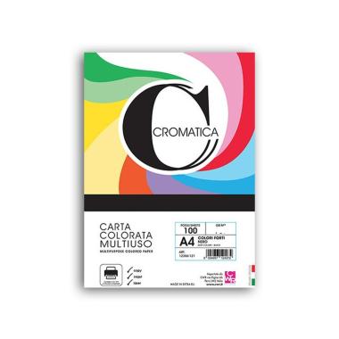 Carta a4 200gr col. forti nero 100fg cromatica