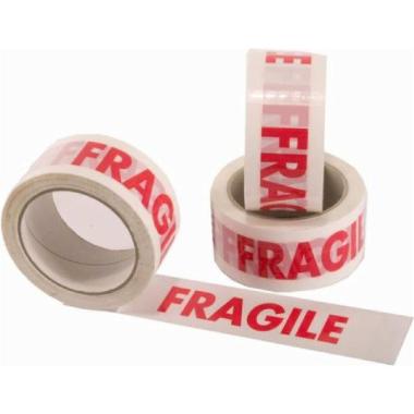 Nastro adesivo fragile rosso 50x66