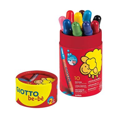 Giotto bebe' barattolo 10 matitoni