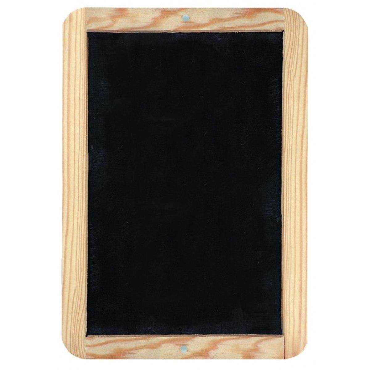 Lavagna in ardesia con cornice 18x26 cm