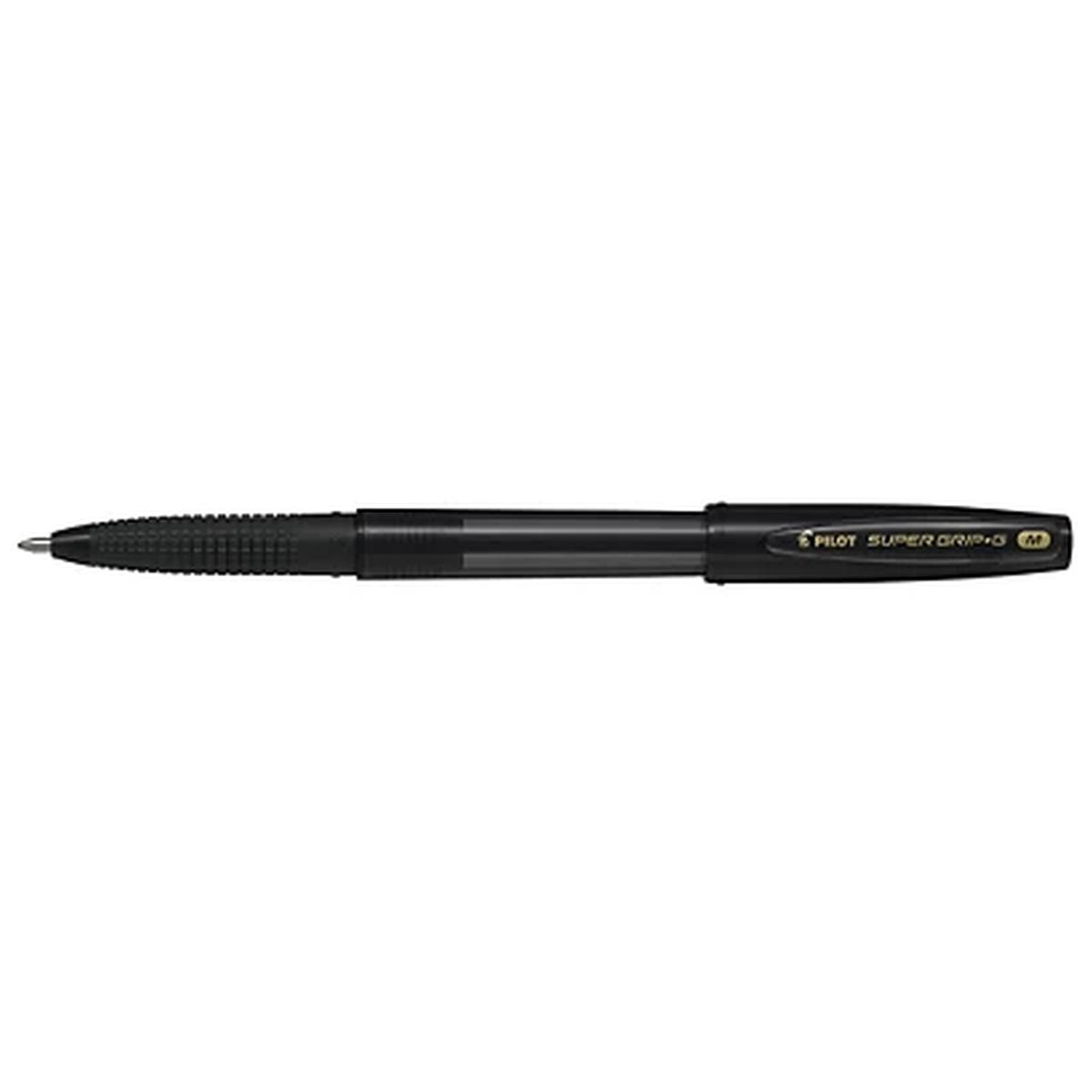 Penna supergrip-g 1.0 cappuccio nero 12pz