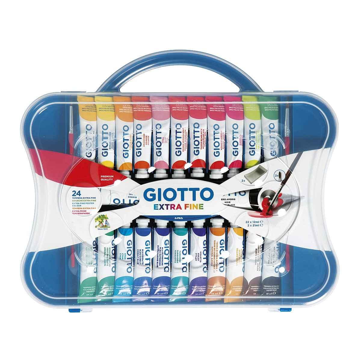 Giotto tempera scatola 24 pz da 12ml