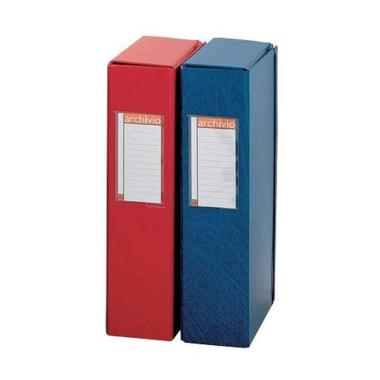 Scatola archivio 3l dorso 80 blu