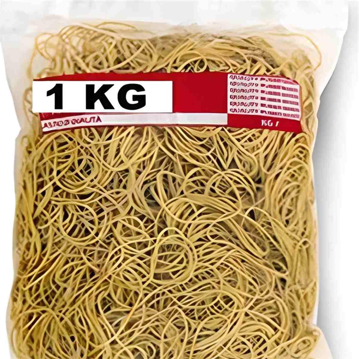 Elastici in gomma gialli d.150 kg.1