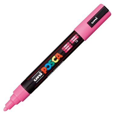 Uni posca punta media rosa