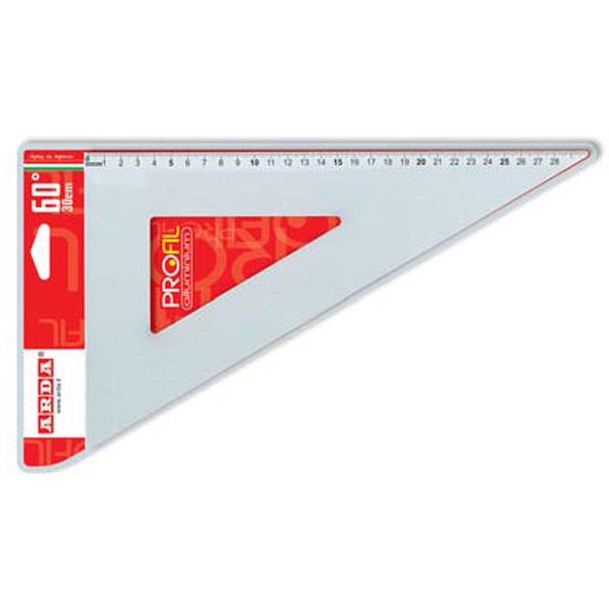 Squadra 60  cm. 30 alluminio Profil