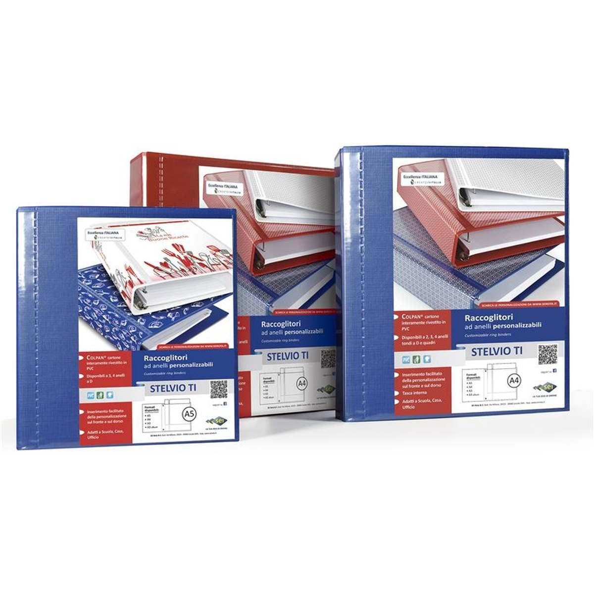 Raccoglitore stelvio ti 40 a4 4d blu