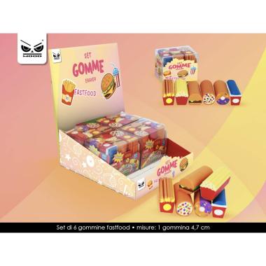 Set 6 gommine fastfood