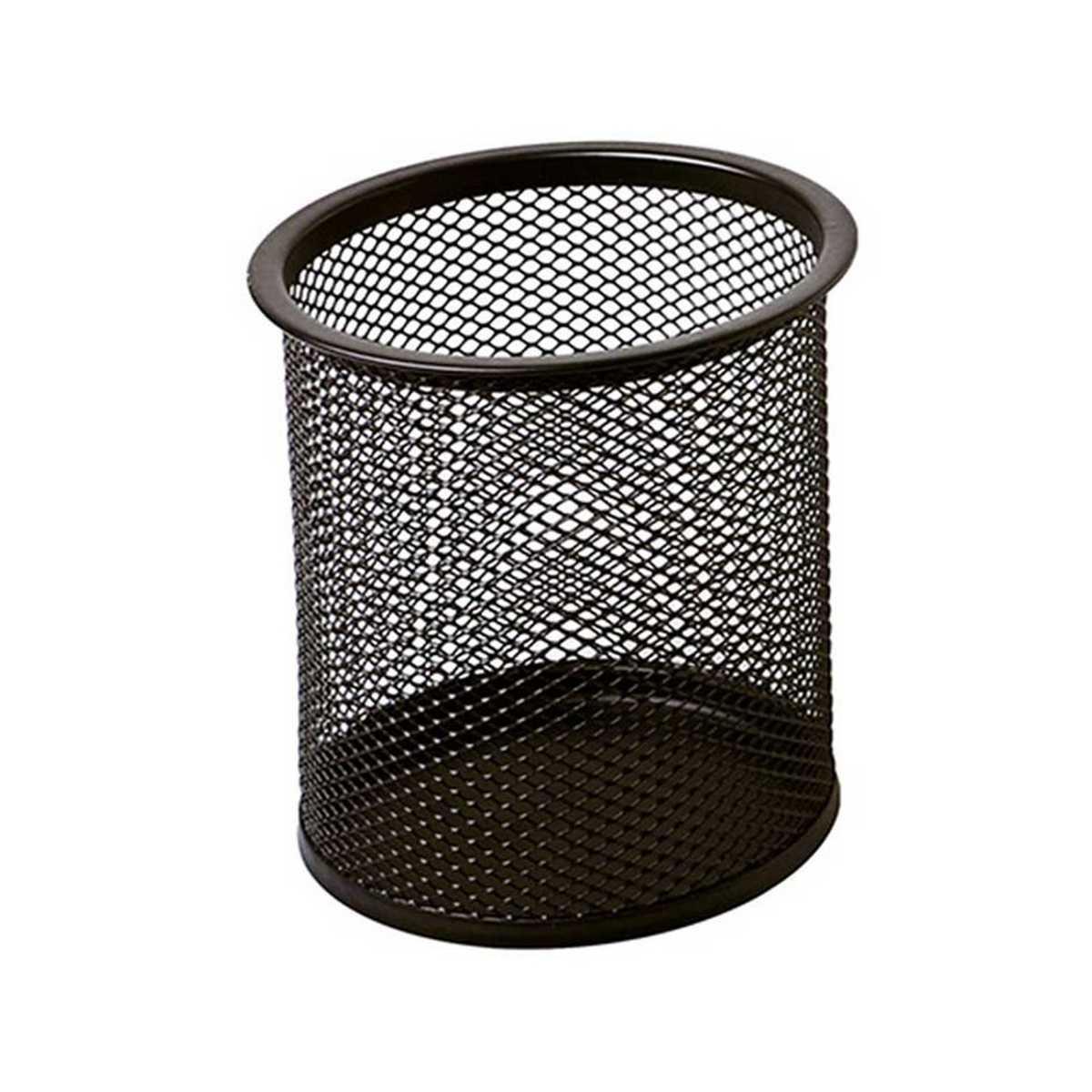 Portapenne in metallo nero