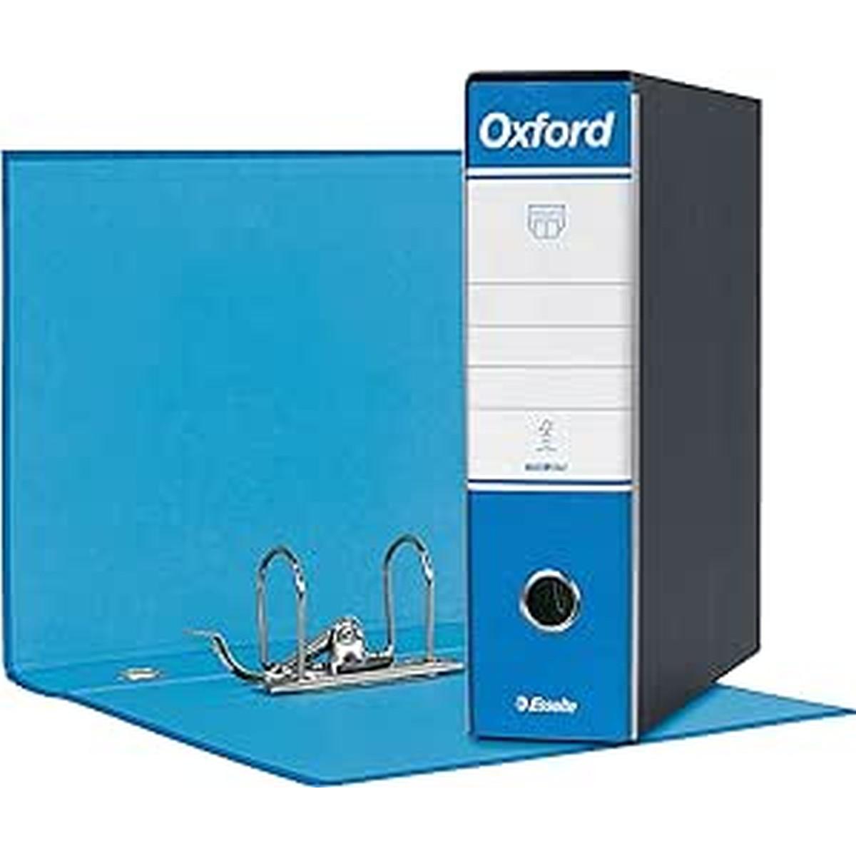 Raccoglitore prot.d.8 oxford azzurro