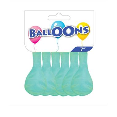 Busta 20 palloncini monocolore d70 verde tiffany