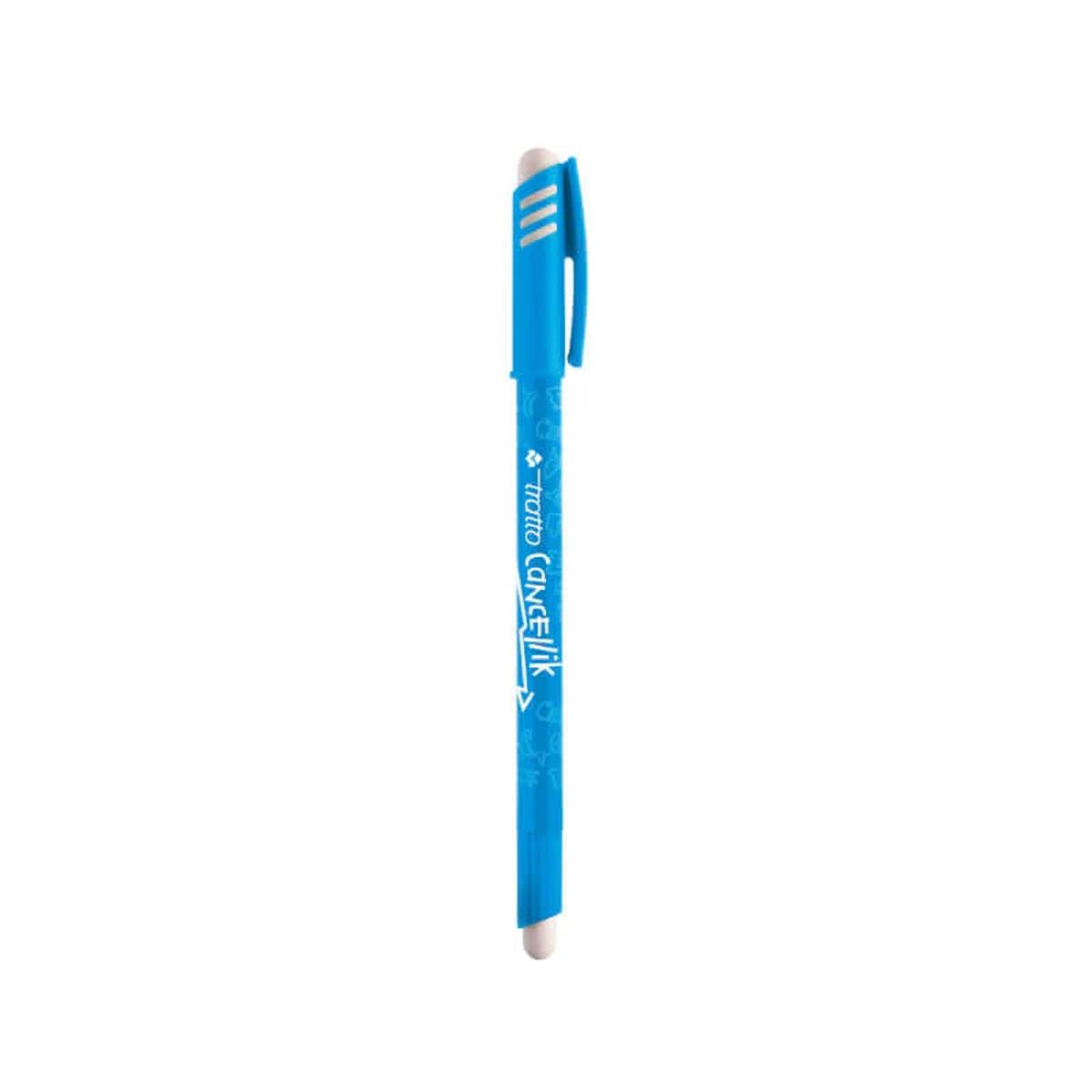 Tratto cancellik 12 pz. azzurro