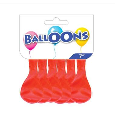 Busta 20 palloncini monocolore d70 rosso