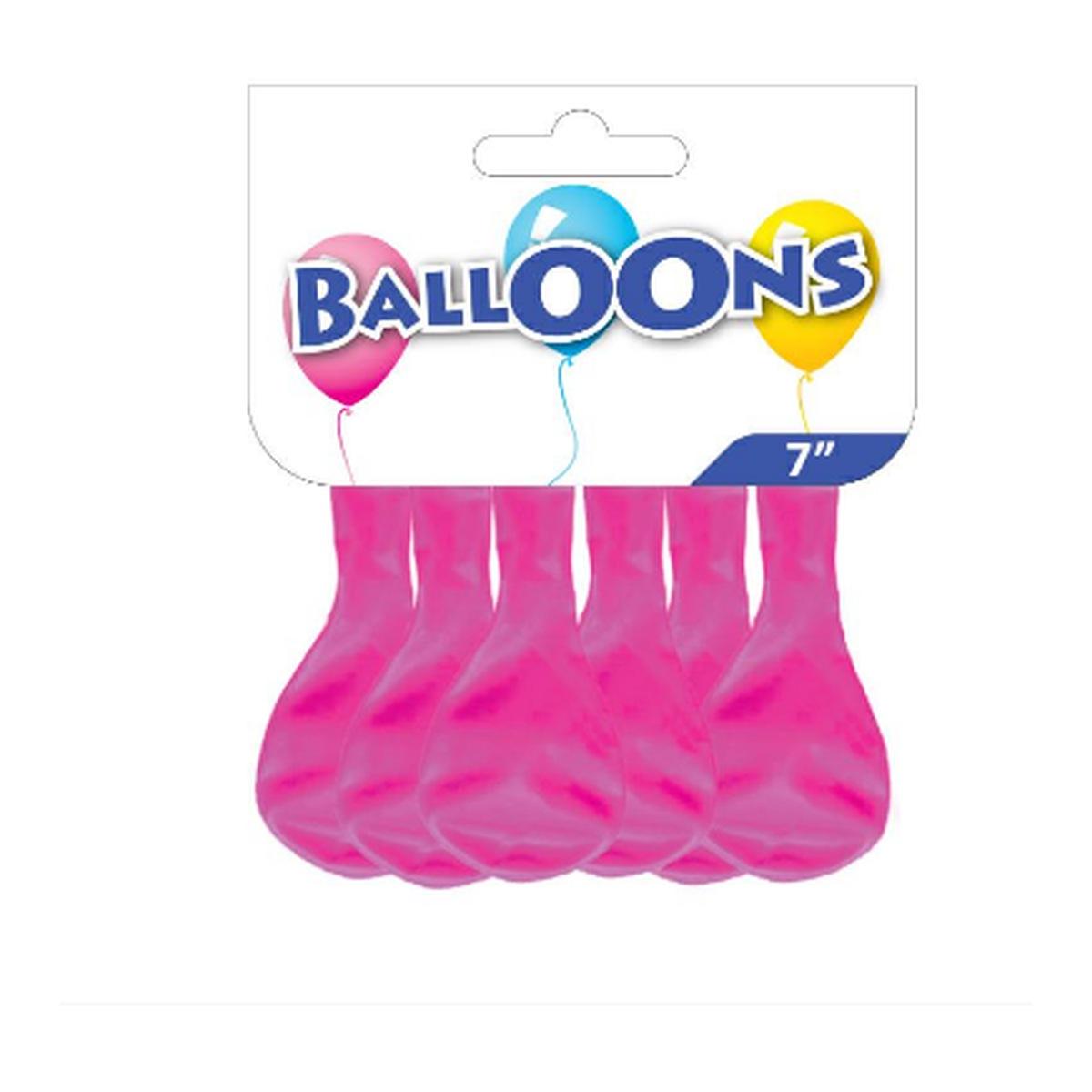 Busta 20 palloncini monocolore d70 fuxia