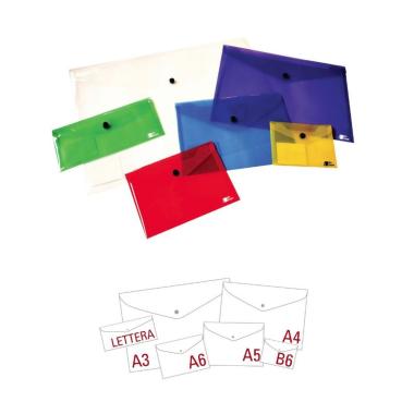 Busta bottone a4 cf12 my desk cm 24,5x33.3 ass.