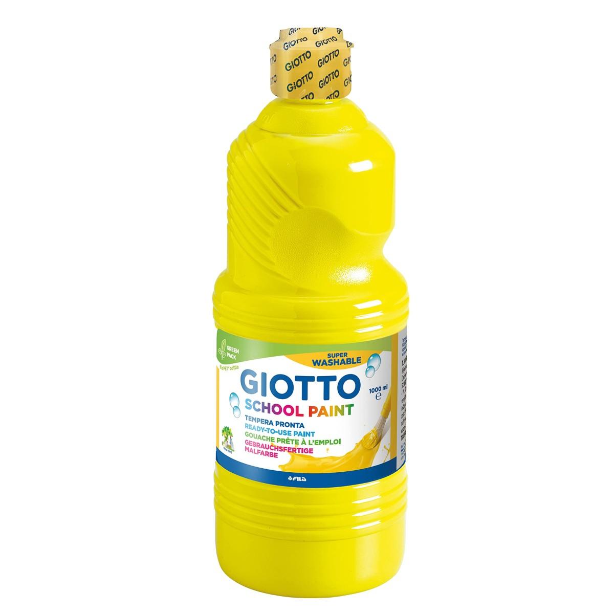 Tempera pronta school paint 1lt giallo