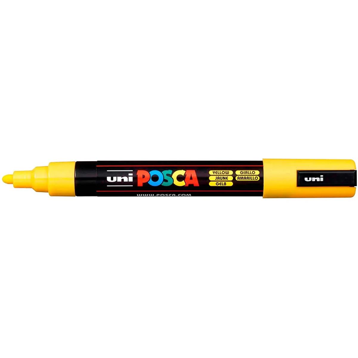Uni posca punta media giallo
