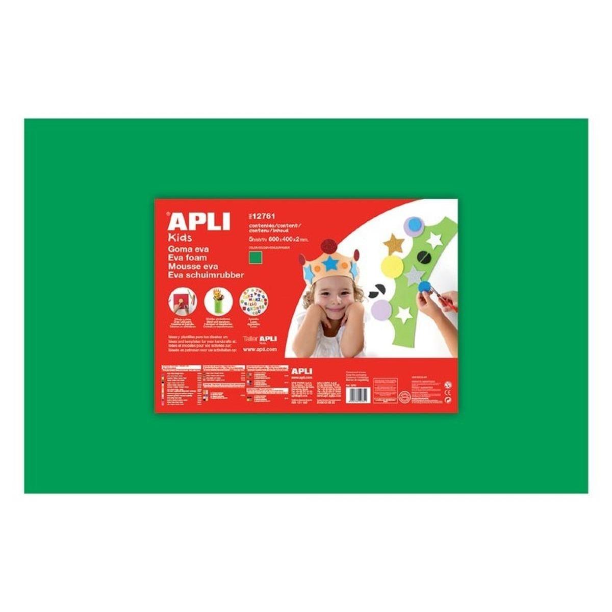 EVA foam 1fg. 40x60cm col. VERDE