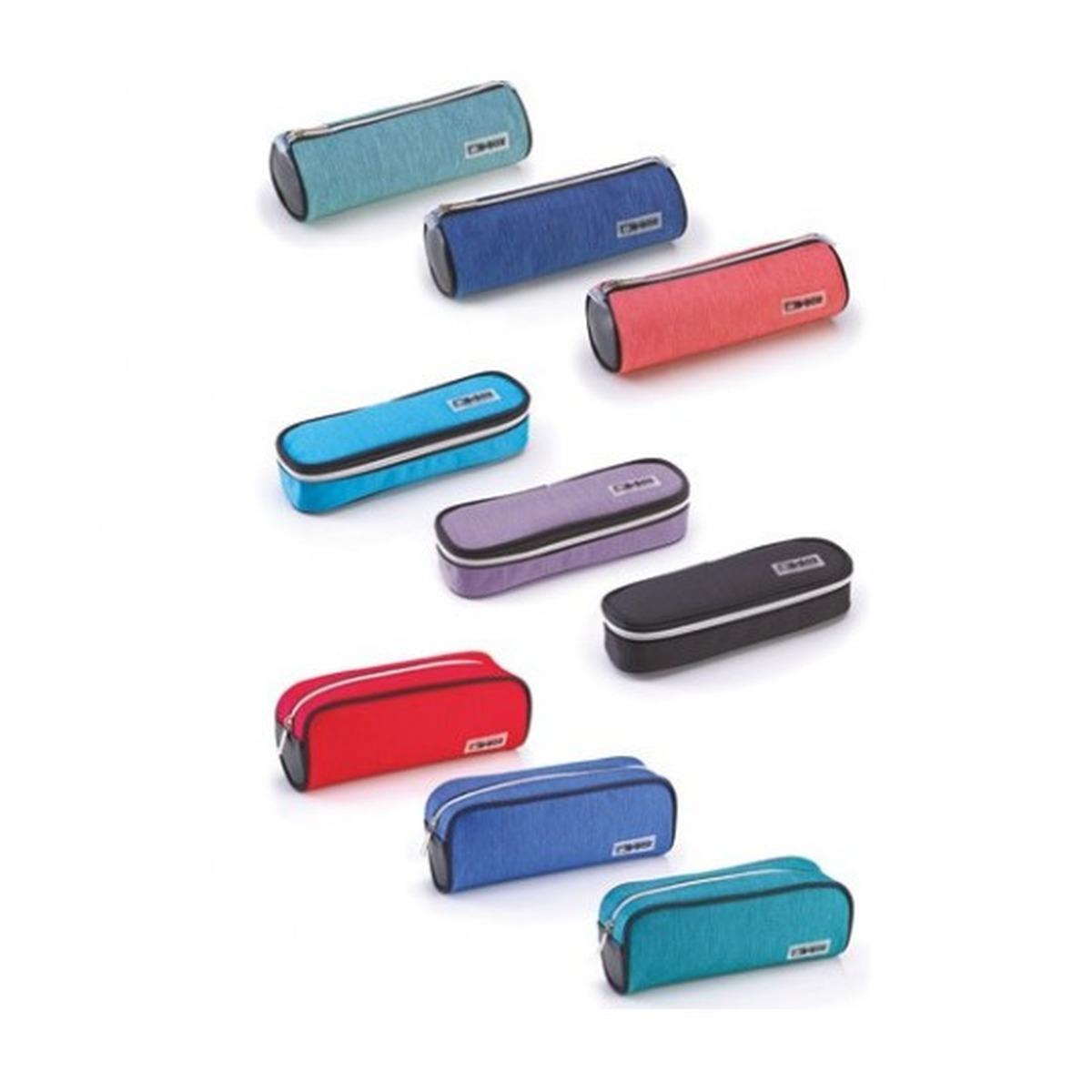 Astuccio fav portapenne 3 form col. ass