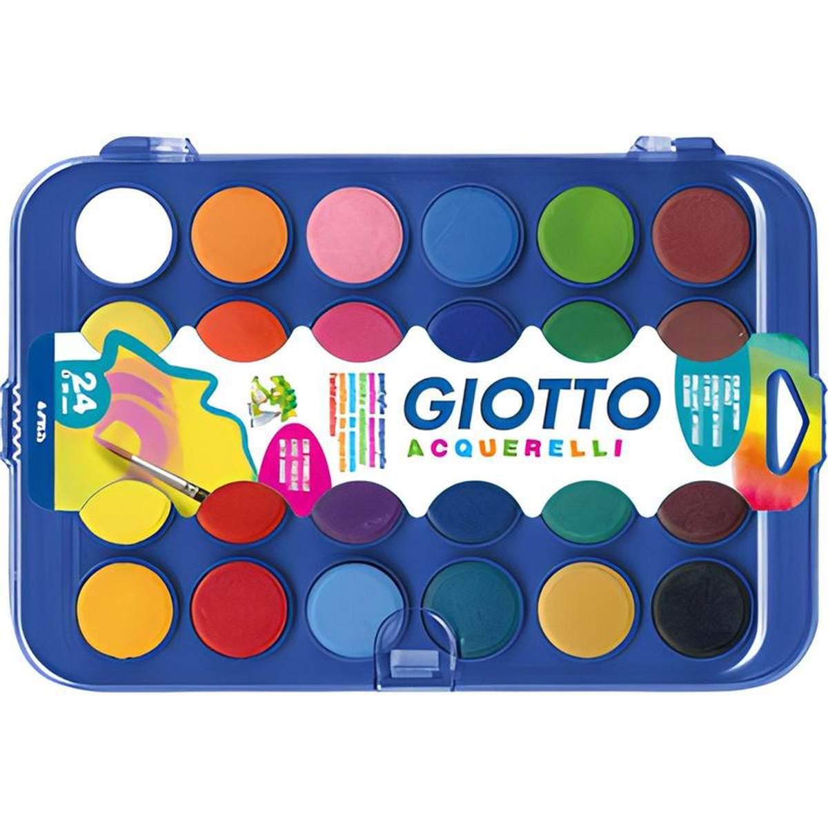 Giotto acquerelli d.30 24 colori