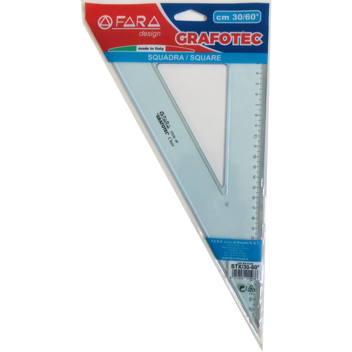 Squadra grafotec 30cm 60°