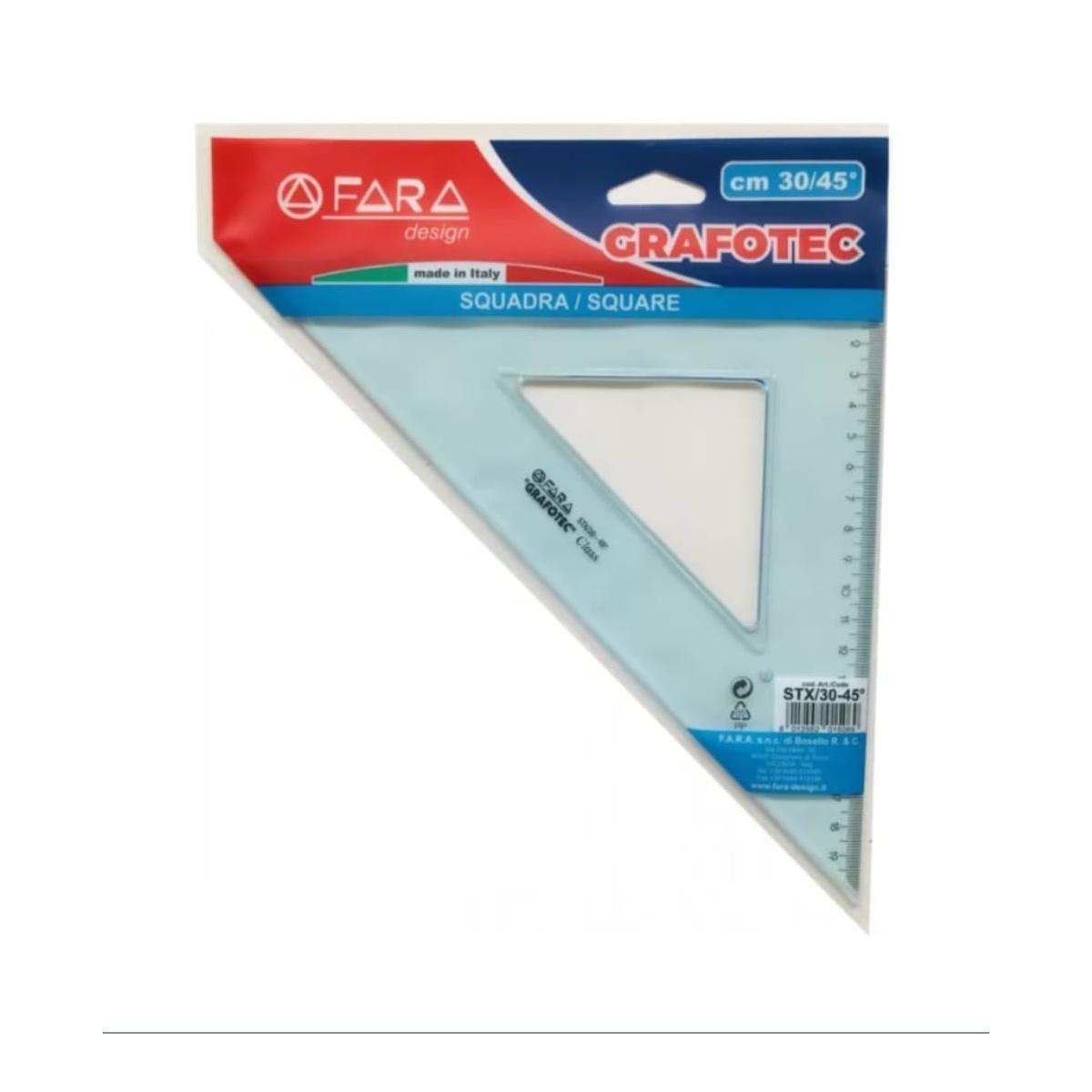 Squadra grafotec 30cm 45°
