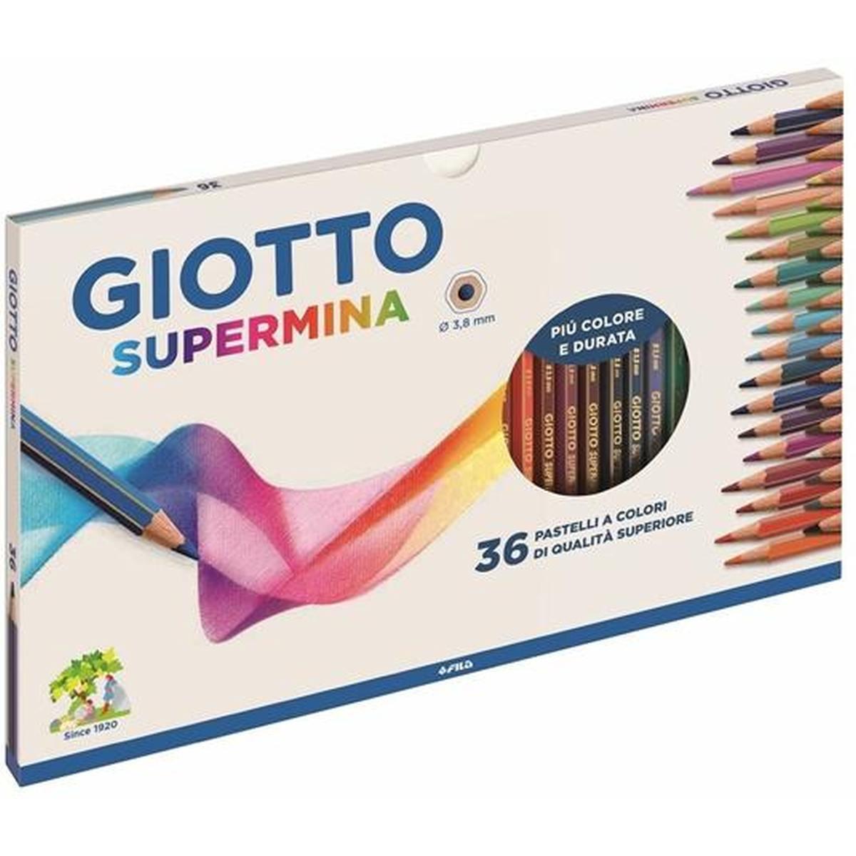 Giotto pastelli supermina astuccio 36 pz