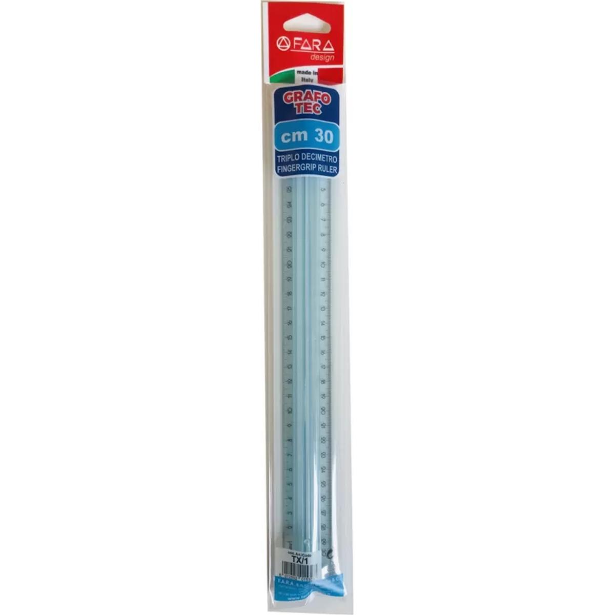 Triplodecimetro grafotec 30cm