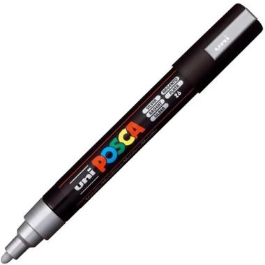 Uni posca punta media argento