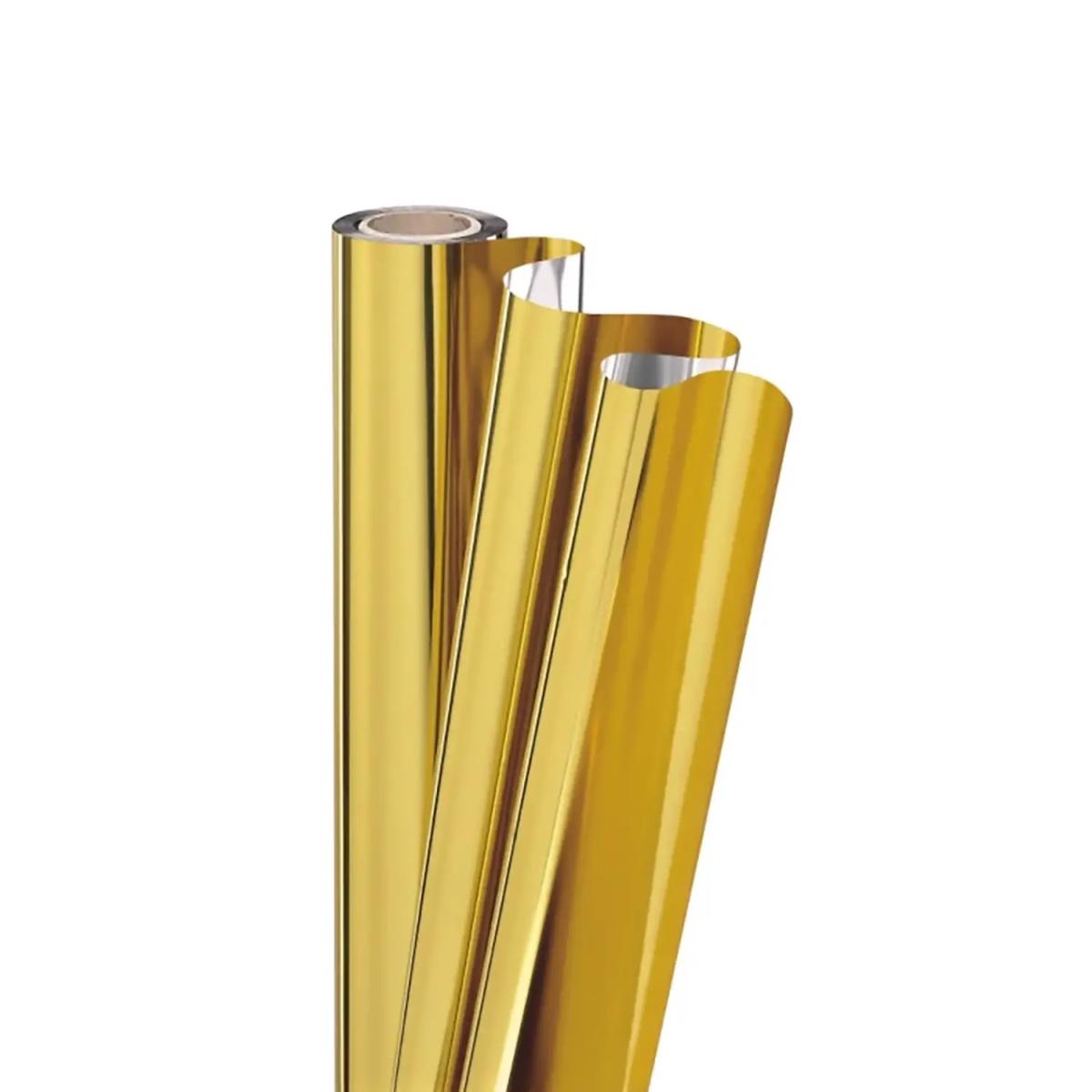 Rotolo carta metalliz oro 70x1,5mt